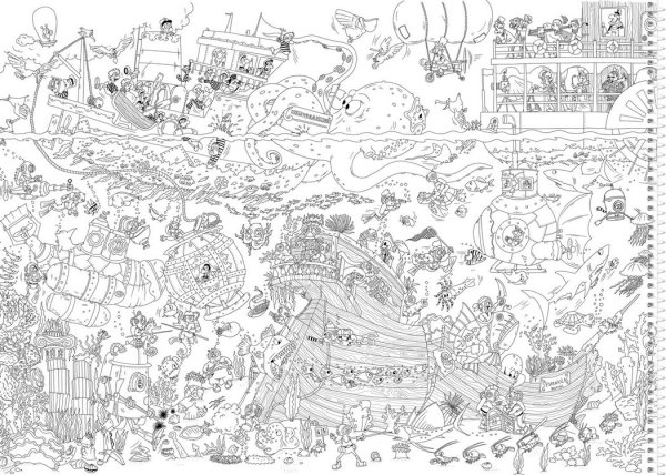 Раскраска плакат Hatber