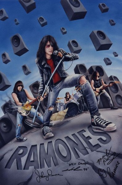 Группа Ramones арт