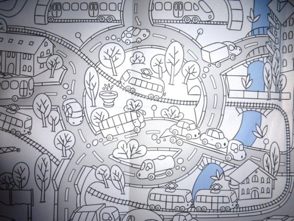 Раскраска "город"