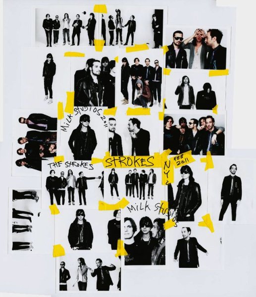 Черный плакат с группой