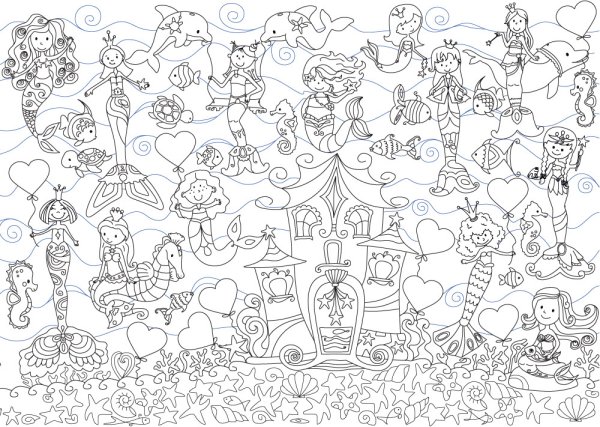 Раскраска обои