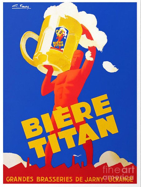 Рекламный плакат пива