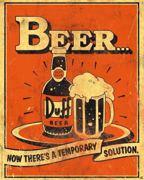 Ретро плакаты пиво