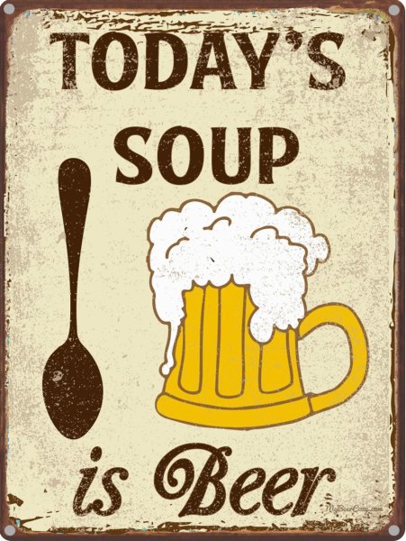 Старые рекламные плакаты пива