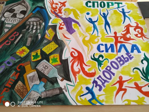 Плакат нет вредным привычкам