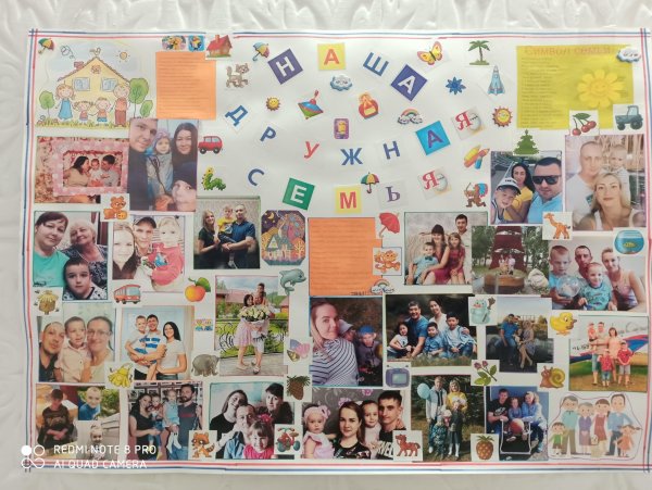 Семейная стенгазета в детский сад