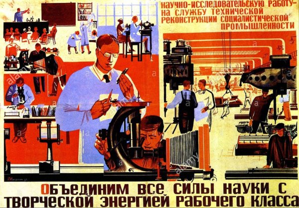 Советские научные плакаты