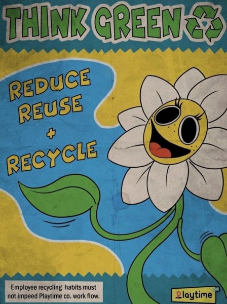 Daisy Poppy Playtime плакат