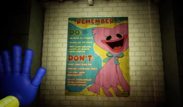 Плакаты из игры Poppy Playtime