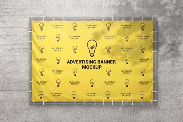 Макет постера в интерьере