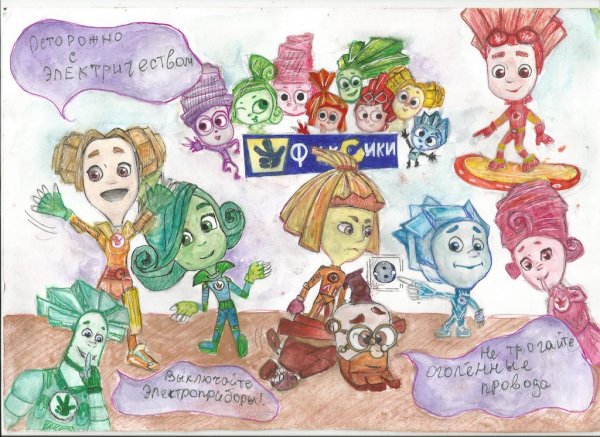 Плакат по энергосбережению в детском саду