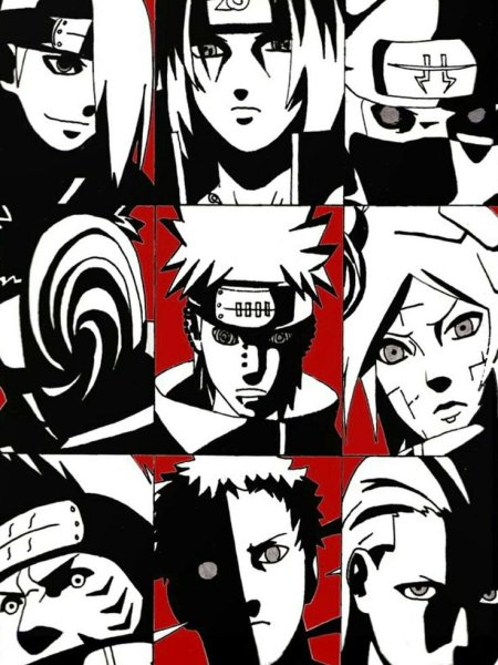 Плакат аниме Наруто Акацуки