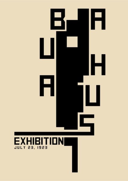 Плакаты в стиле ьаухаус