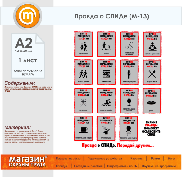 СПИД плакат