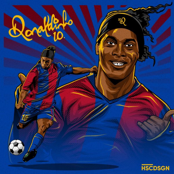 Роналдиньо футболист арт