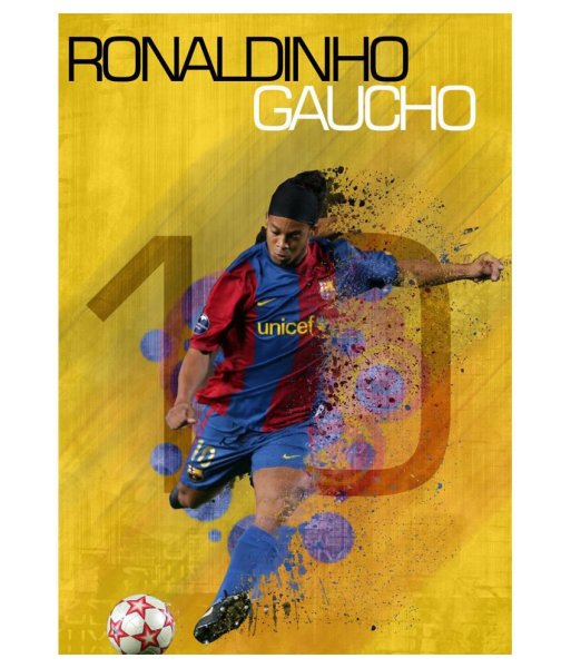 Роналдиньо плакат