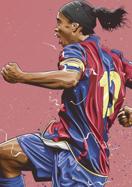 Картины футболистов Роналдиньо