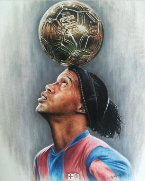 Обои на телефон футбол Роналдиньо