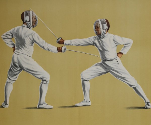 Фехтовальщик мультик