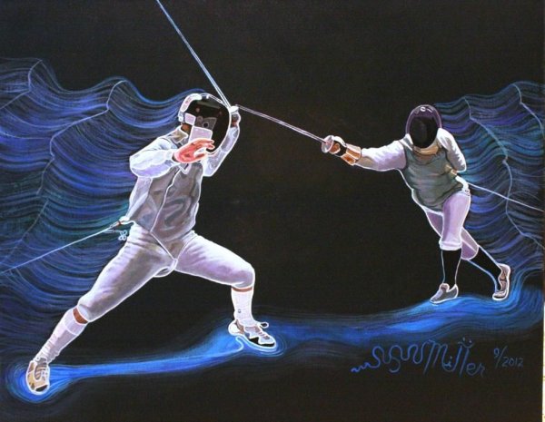 Фехтование плакат