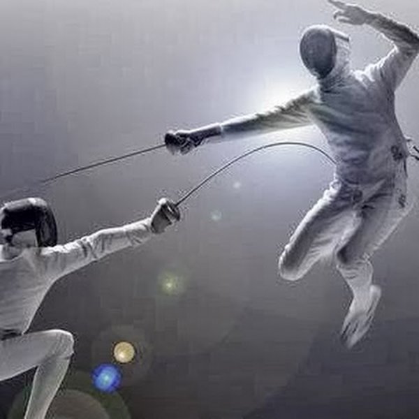 Медальница "фехтование"