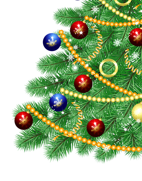 Плакат на новый год шар и внутри елка