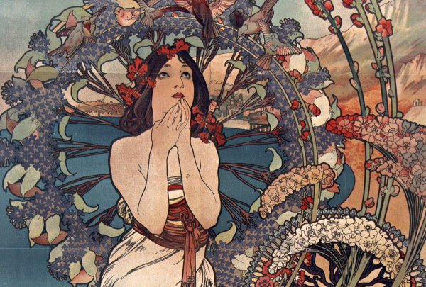 Альфонс Муха Зодиак Водолей