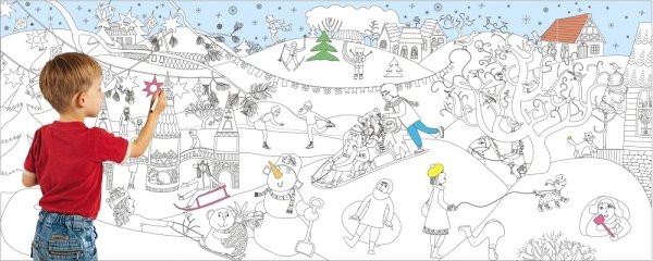 Новогодний плакат на новый год