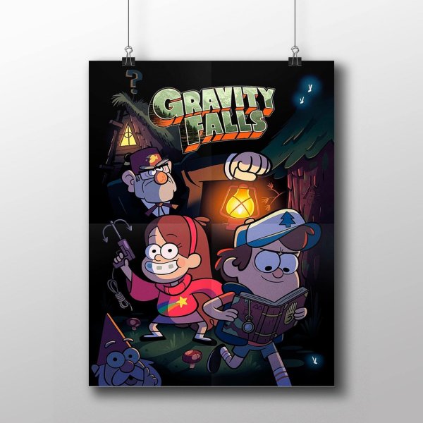 Постеры Гравити Фолз Билл