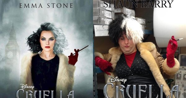 Круэлла 2021 Постер Эмма Стоун