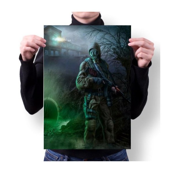 Сталкер плакат а4