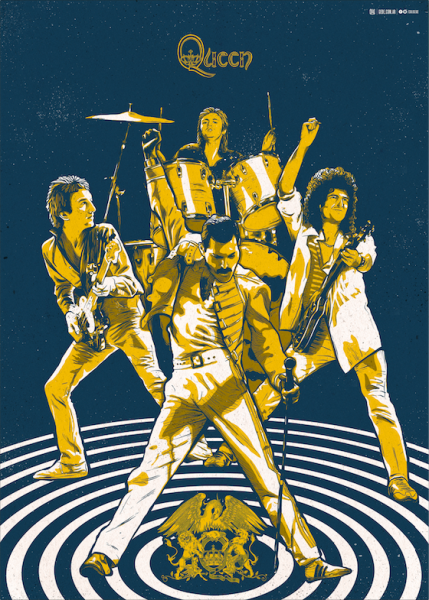 Группа Queen poster