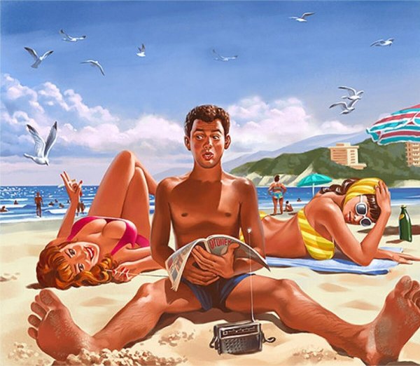 Советские плакаты с девушками