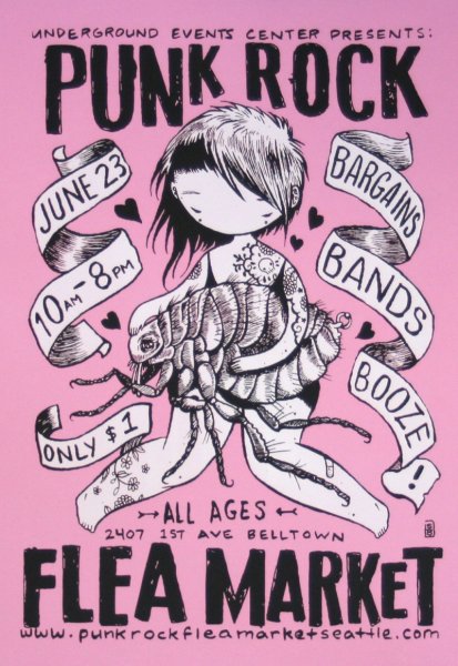 Плакаты панк Эстетика