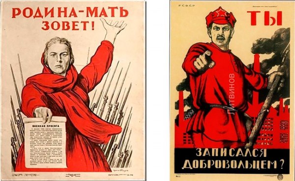 Советские политические плакаты