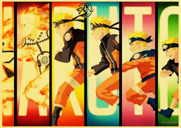 Плакат из аниме Наруто
