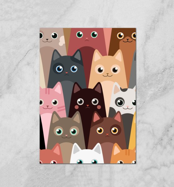 Постер кошки
