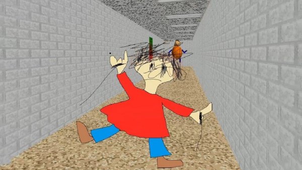 Плейтайм из игры БАЛДИ