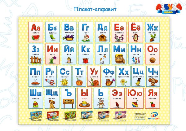 Плакат. Азбука