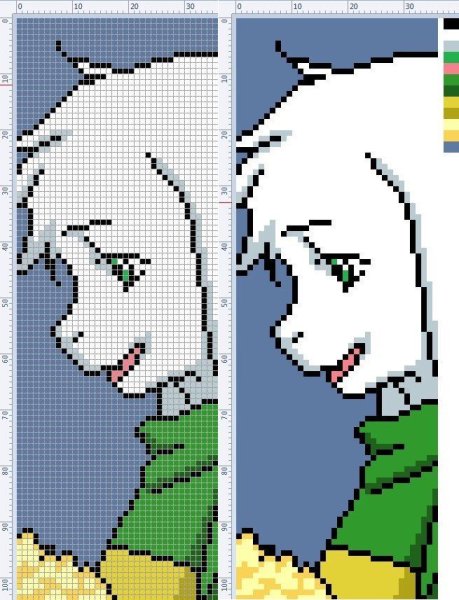 Вышивка андертейл