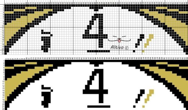 Haikyuu схемы для фенечек