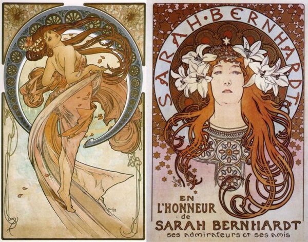 Альфонс Муха плакаты и реклама