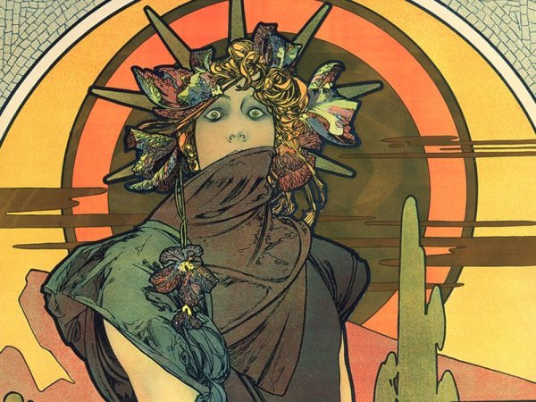 Альфонс Муха психоделичный