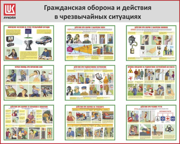 Гражданская оборона и ЧС стенд