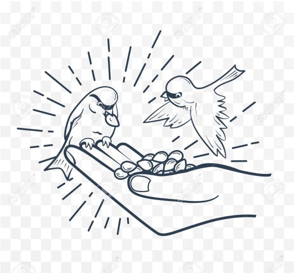 Раскраска на тему Милосердие