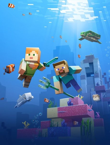 Плакат с МАЙНКРАФТОМ