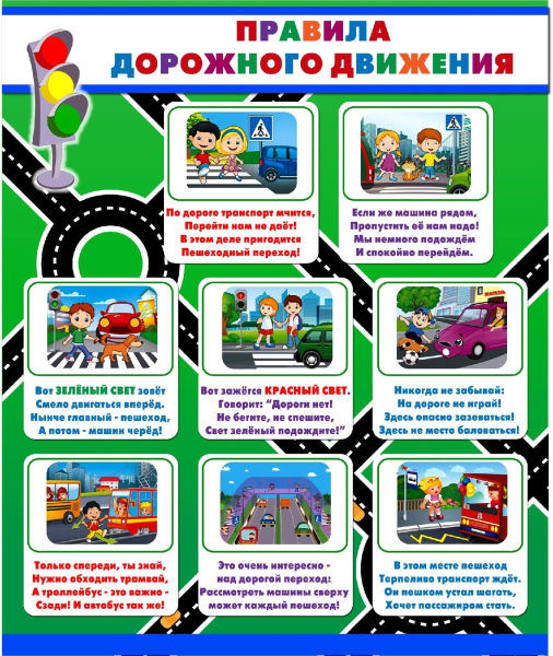 Правила дорожного движения для детей