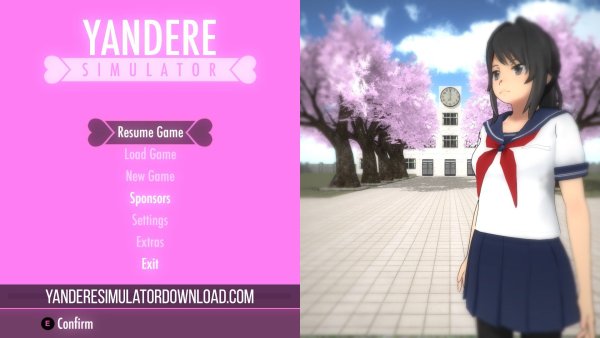 Яндере симулятор 1 версия