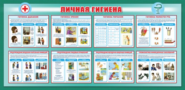 Стенд «личная гигиена»
