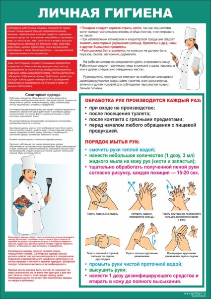 Памятка личная гигиена